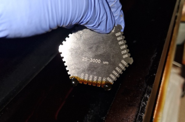 Grease thickness testing & verification